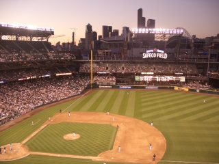 Sunset at Safeco