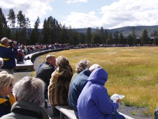 Waiting for Old Faithful